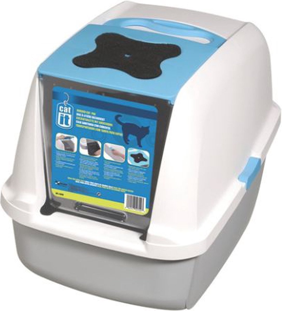Catit Kattenbak - Grijs/Wit - 57 X 47 X 39 Cm
