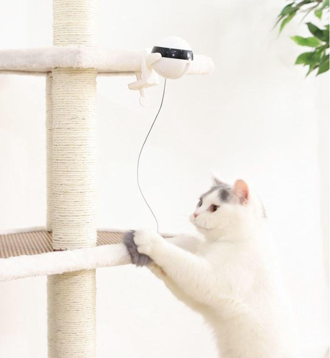 Merkloos Kattenspeelgoed - Katten Speelgoed - Katten Speeltje - Katten Bal - Katten - Kattenhengel - Kitten Speelgoed - Kattenspeeltjes - Elektrische - Muis - Automatische Hengel - Bal - Poes - Katten - Prooi - Kat - Poesjes - Interactief Kattenspeelgoed