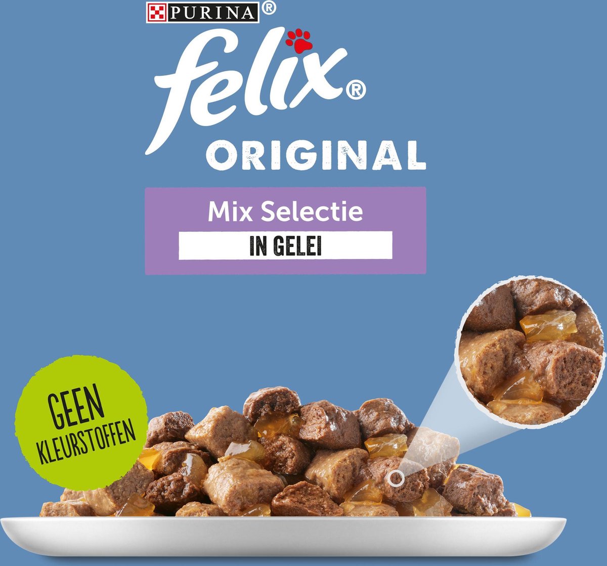 Felix Original Mix Selectie In Gelei - Katten Natvoer - 44 X 85g