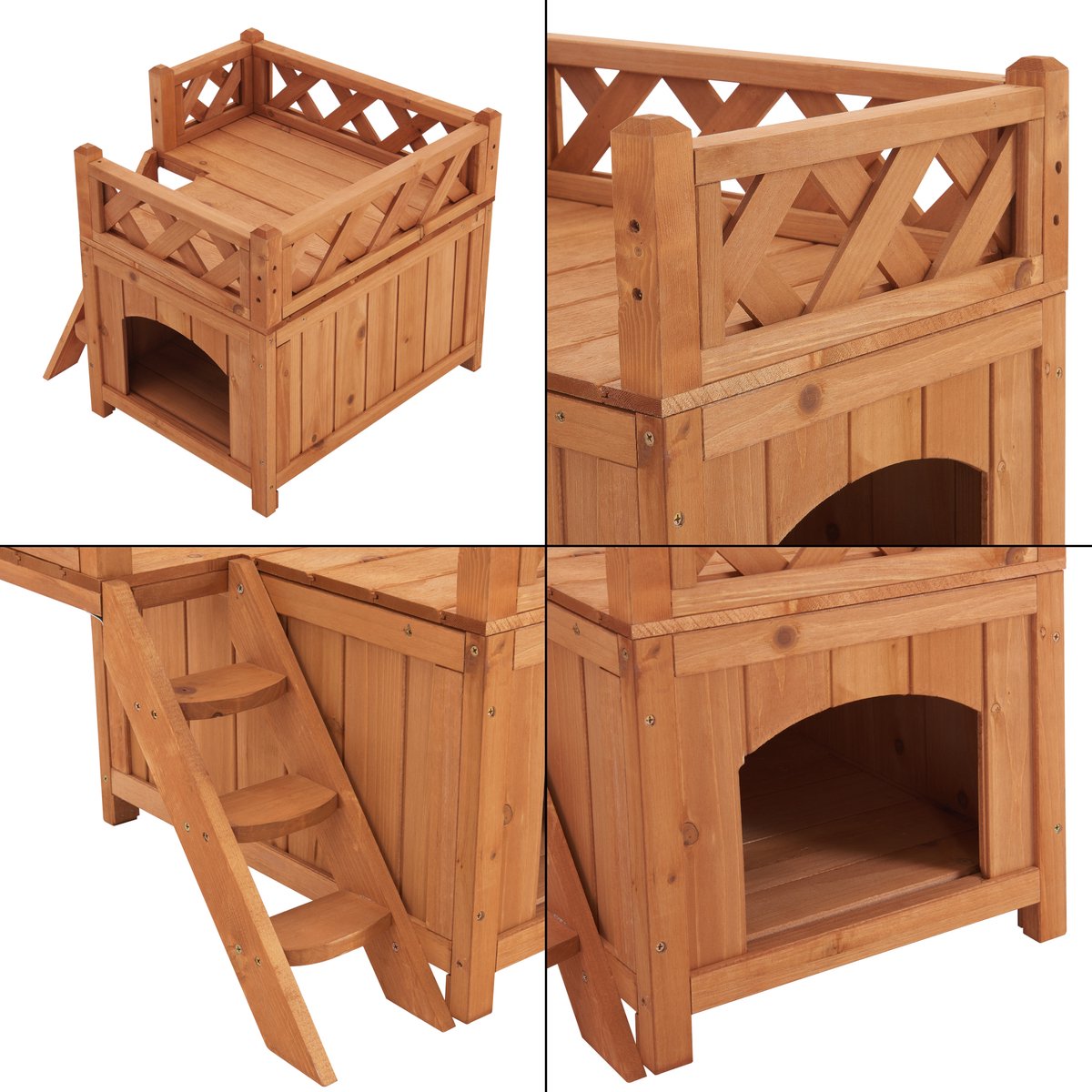 Kattenhuis Pürstein 45,7x50,8x50,3 Cm Houtkleurig