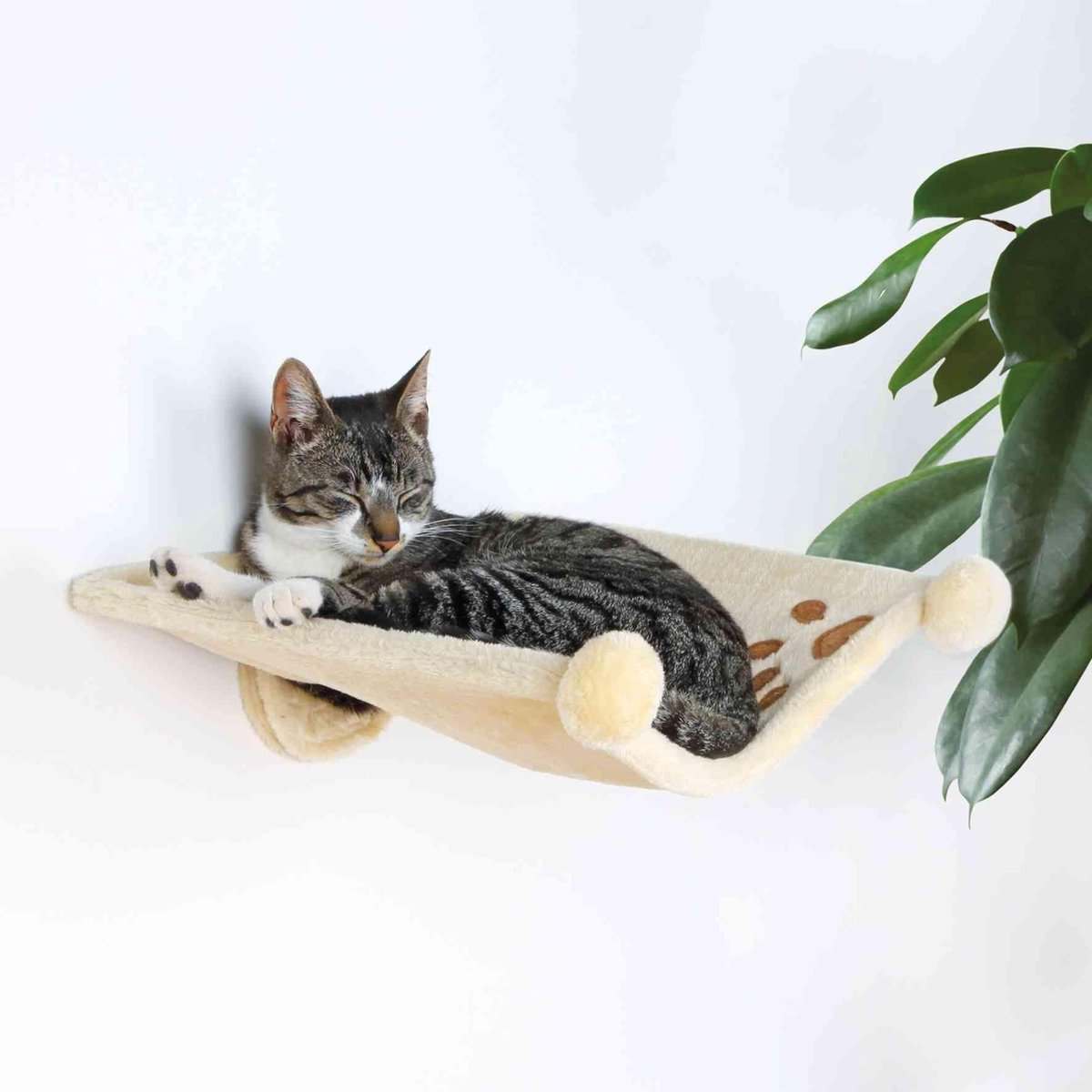Trixie Hangmat Voor Aan De Muur Beige - 42X41 CM