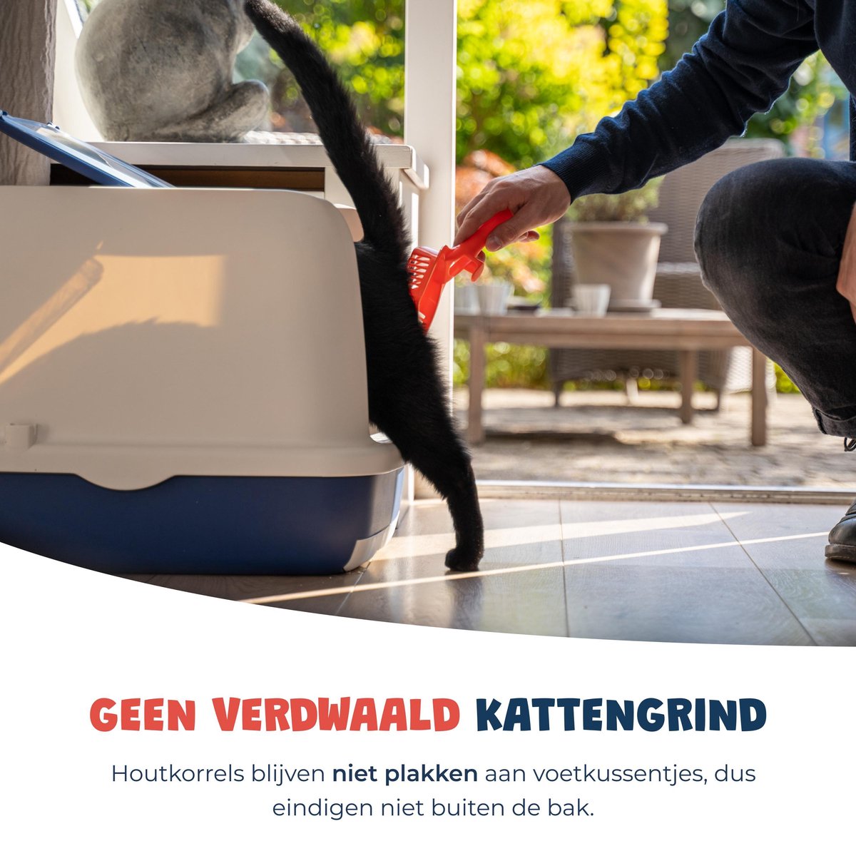 JC Pets Kattenbakvulling - 2 Zakken Houtkorrels X 16 L (32 L - 20 KG)