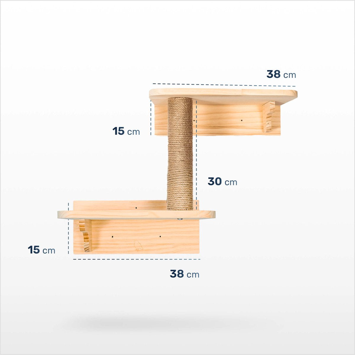 Katten Klimmuur - Complete Set - Krabpaal - Huisje - Ladders - Plateaus - Katten Klim Wand - Krabpaal Muur - Klimmuur Kat - Krabpaal Voor Grote Katten - Klimwand