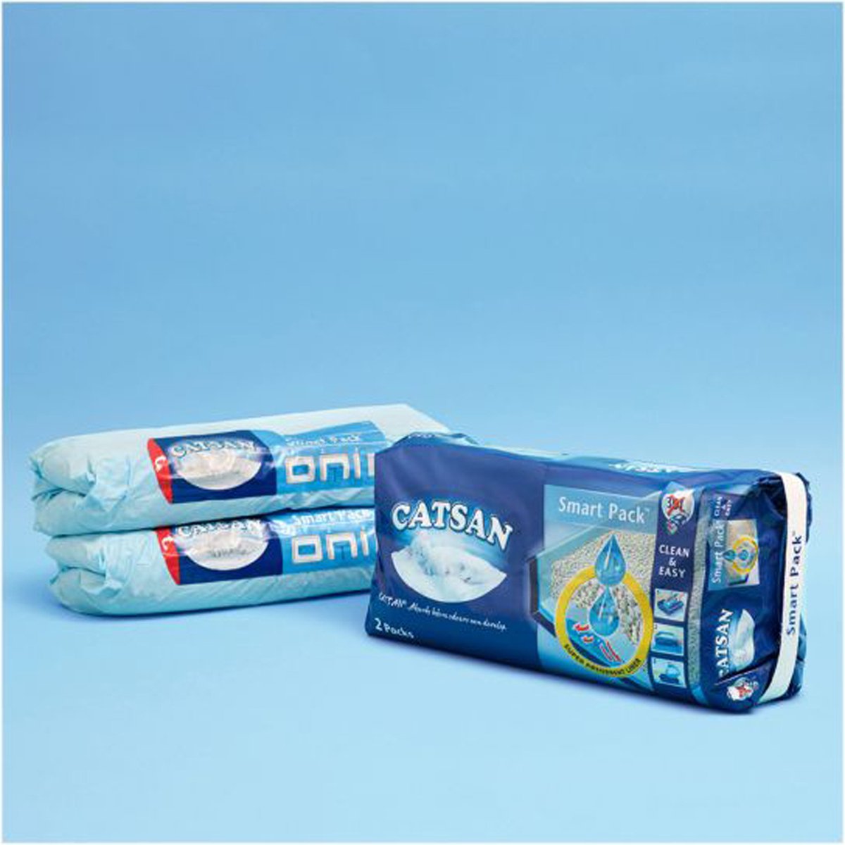 Catsan Smart Pack Kattenbakvulling - 2 X 4 L