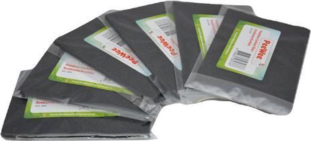 Peewee Filter Ecodome/Ecohûs 6 Stuks Zwart - - 22.5x12x5 Cm