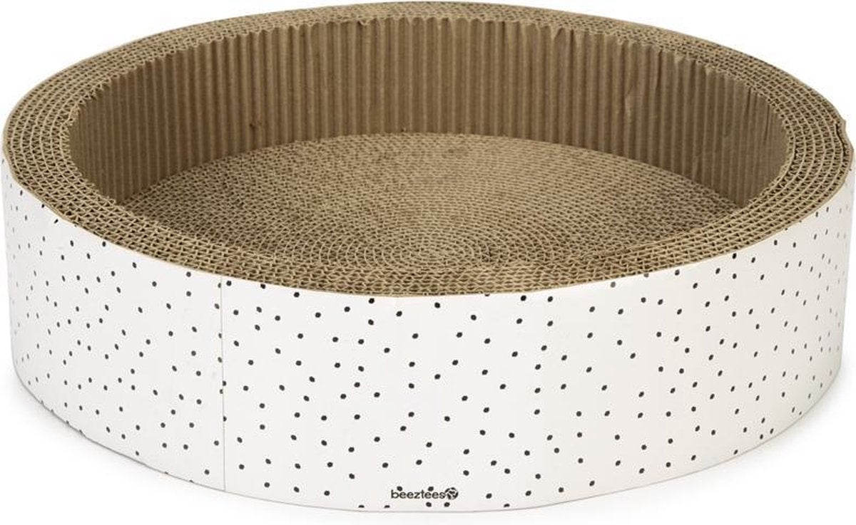 Beeztees Leezi - Krabspeelgoed - Karton - 42x42x10 Cm