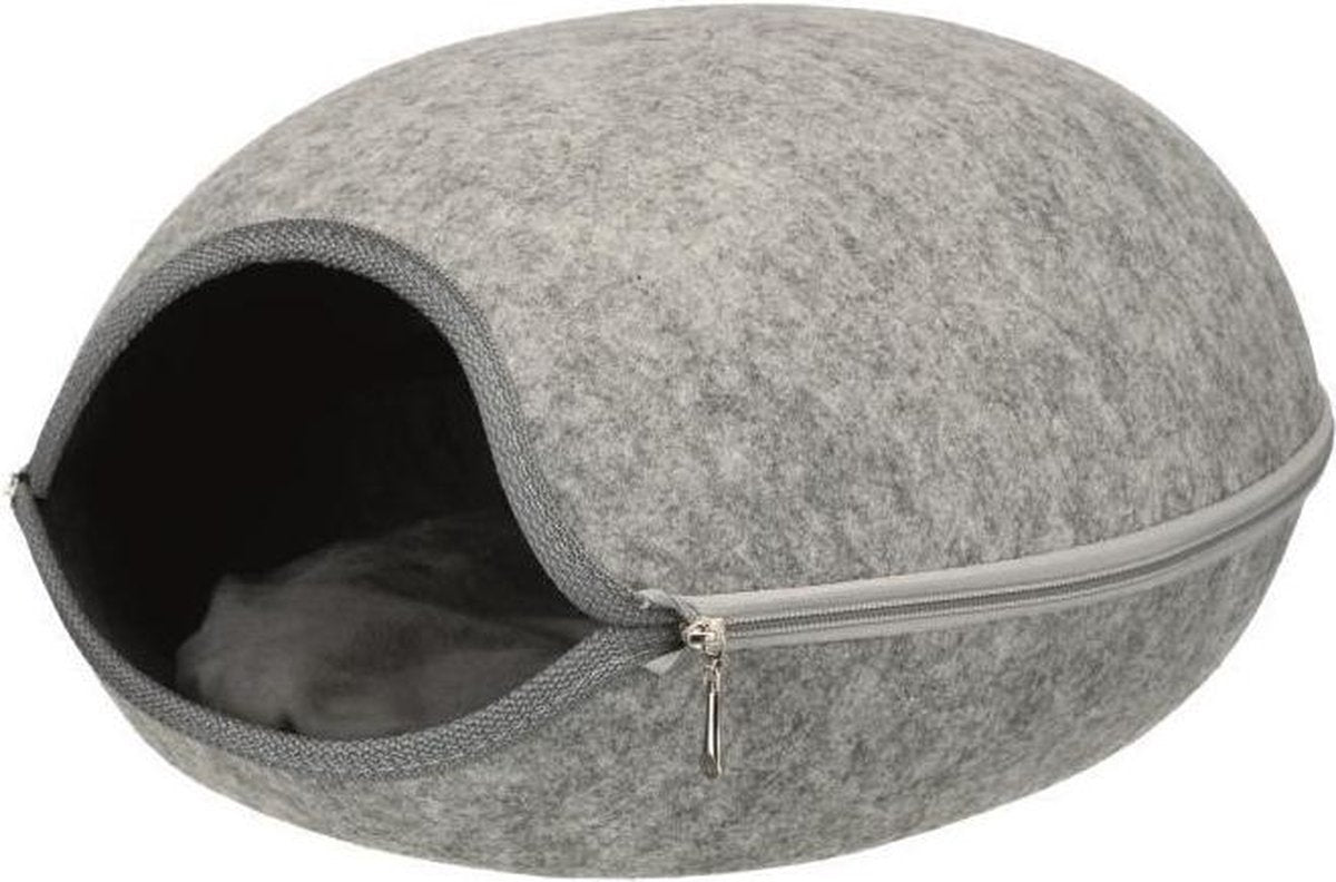Trixie Relax Iglo Luna Lichtgrijs - 40X24X46 CM