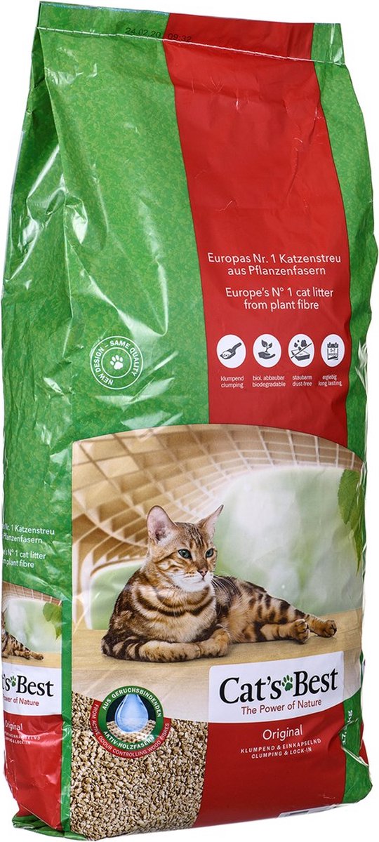 Cat's Best Oko Plus Korrels - Kattenbakvulling - 40 L