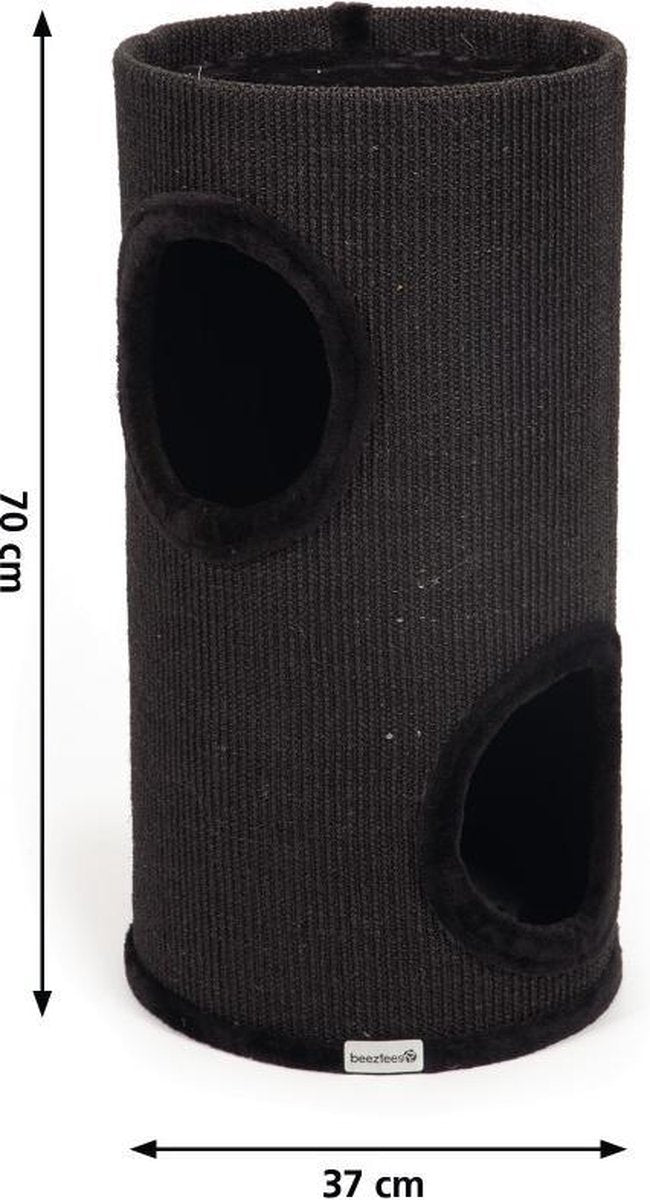 Beeztees Stina - Krabton - Zwart - 37x70 Cm