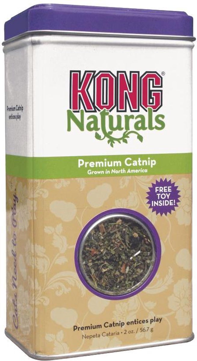 Kong Cat Naturals Premium Catnip - Kattenkruid - Kattenspeelgoed - 57 Gr