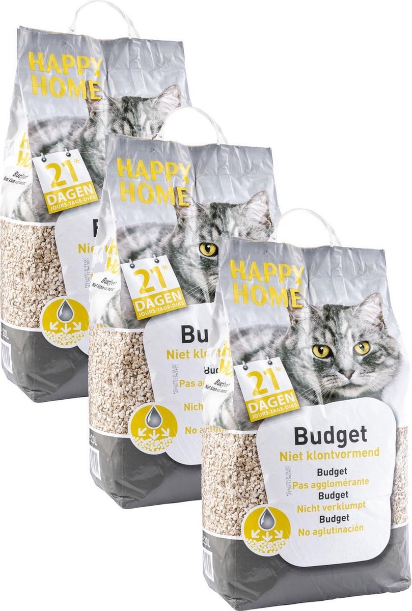 Jipp Budget - Kattenbakvulling - 3 X 20 L