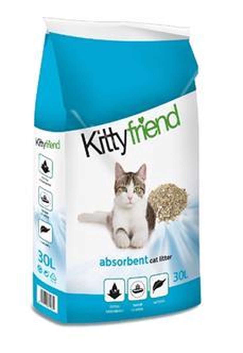 Kitty Friend Kattenbakvulling Absorbent 30 L