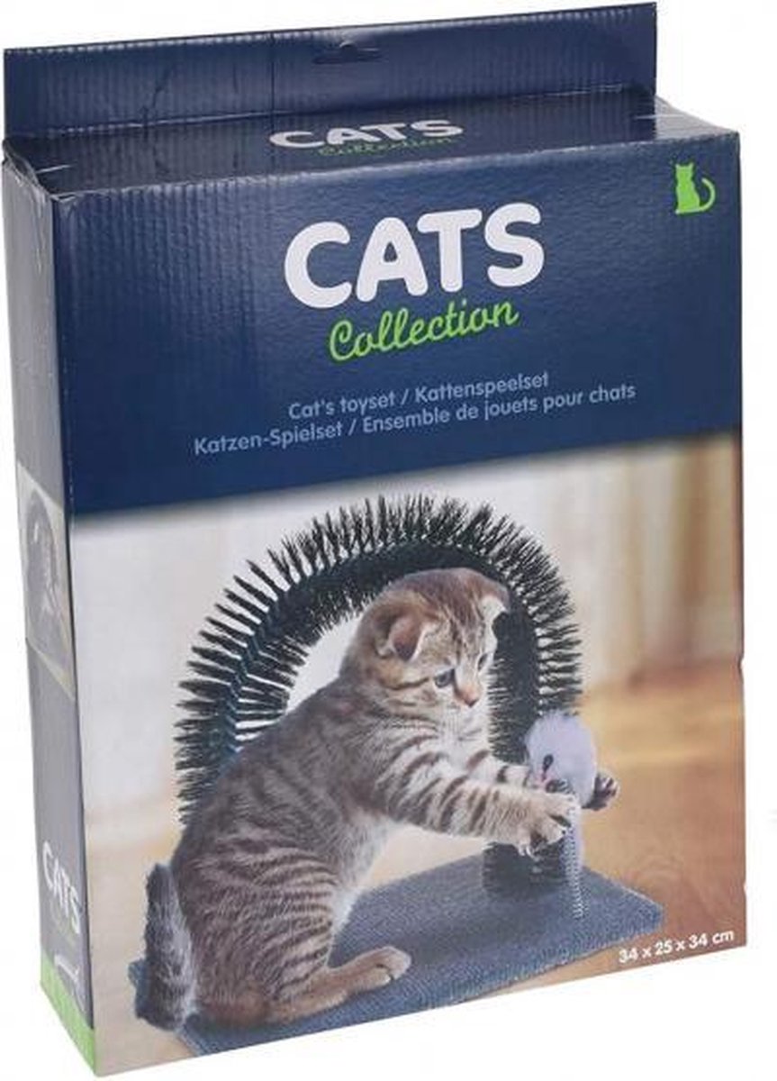 RelaxPets - Katten Speelplaats - Speelgoed - 34x25x34 Cm