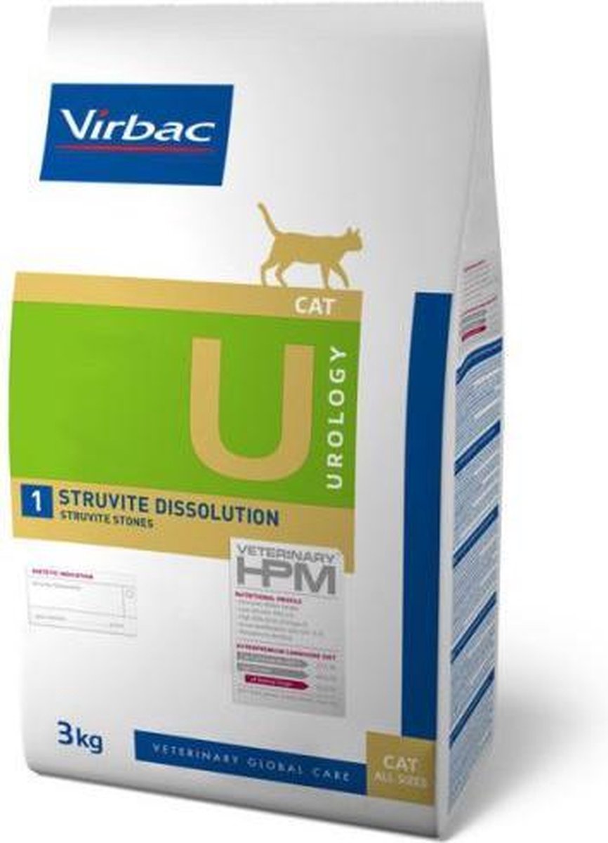 VIRBAC HPM FELINE Urology Struvite Dissolution U1 3KG