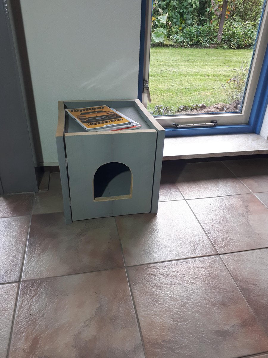 Bronneger Exclusive - Kattenhuis - XXL - Kattenbak Ombouw Kast - Kattenmand