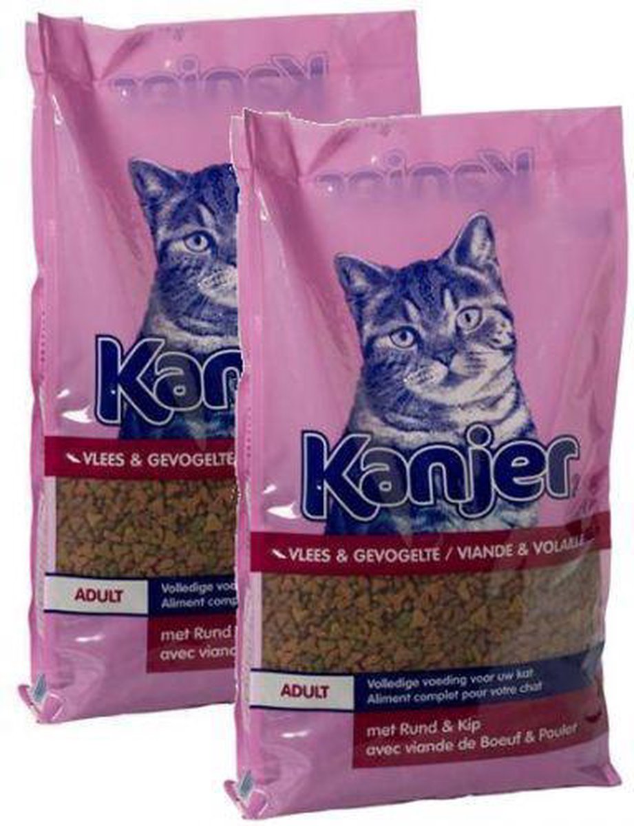 Kanjer Kattenbrok - Kattenvoer - 2 X 10 Kg