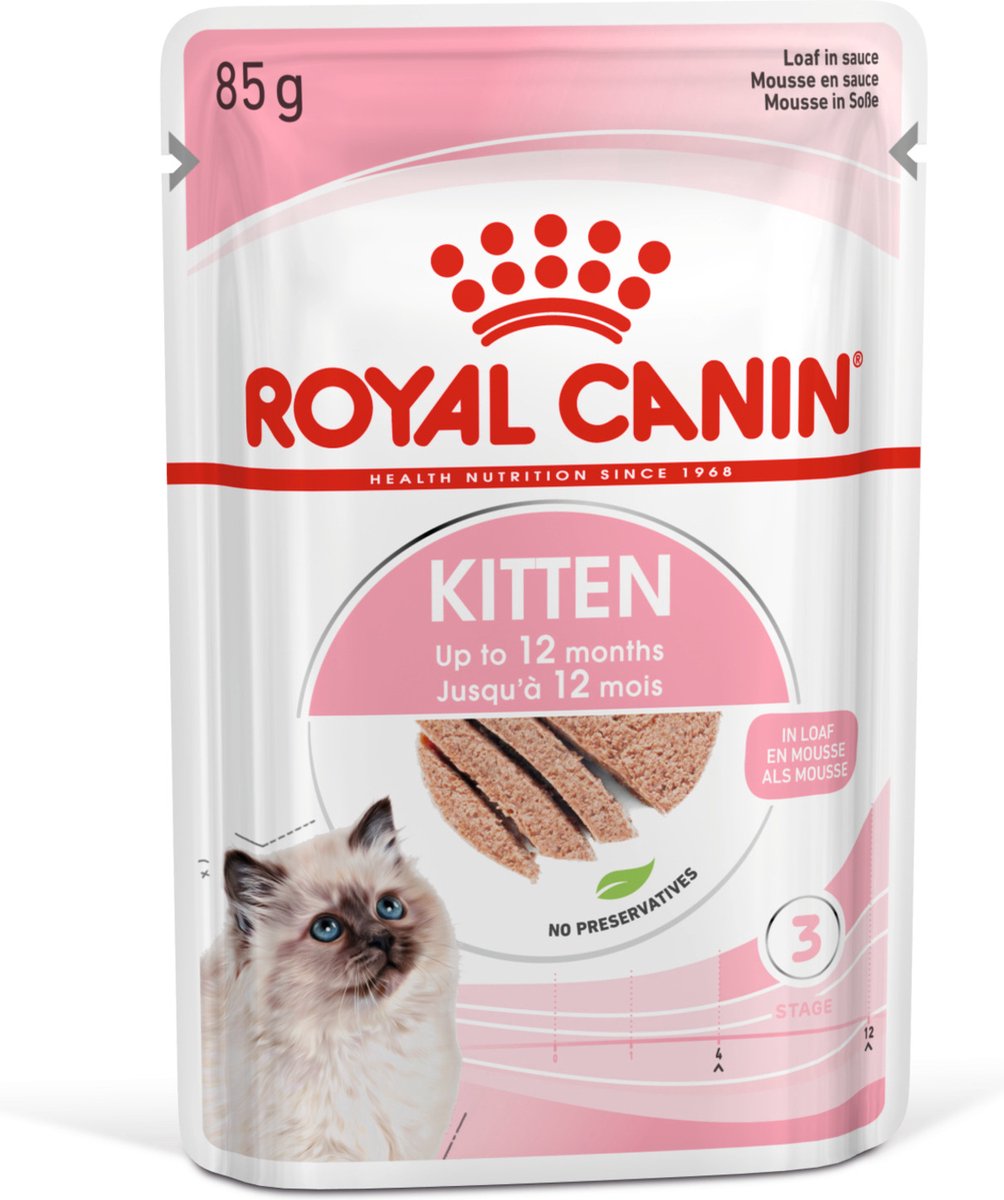  Royal Canin Kitten Loaf - Kitten-Kattenvoer - 12x85 G