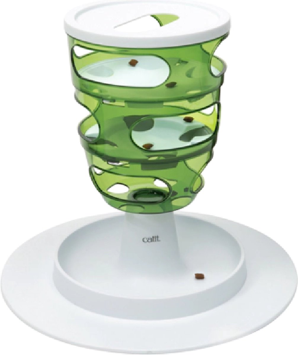  Cat-It Senses 2.0 Food Tree - Wit/Groen - Voerbak - Ø 35 Cm