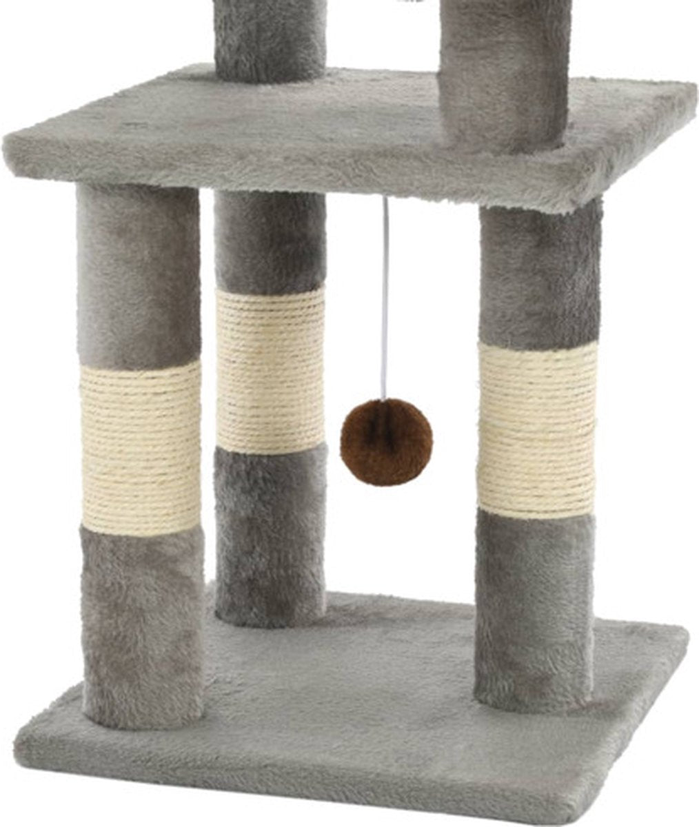  VidaXL Kattenkrabpaal Met Sisal Krabpalen 65 Cm Grijs