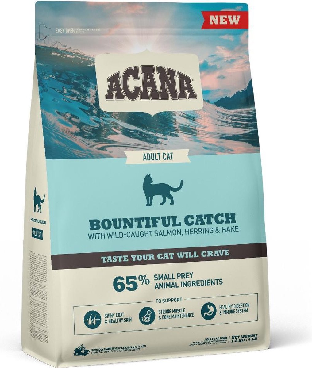  Acana Cat Bountiful Catch 4,5 Kg - Kat