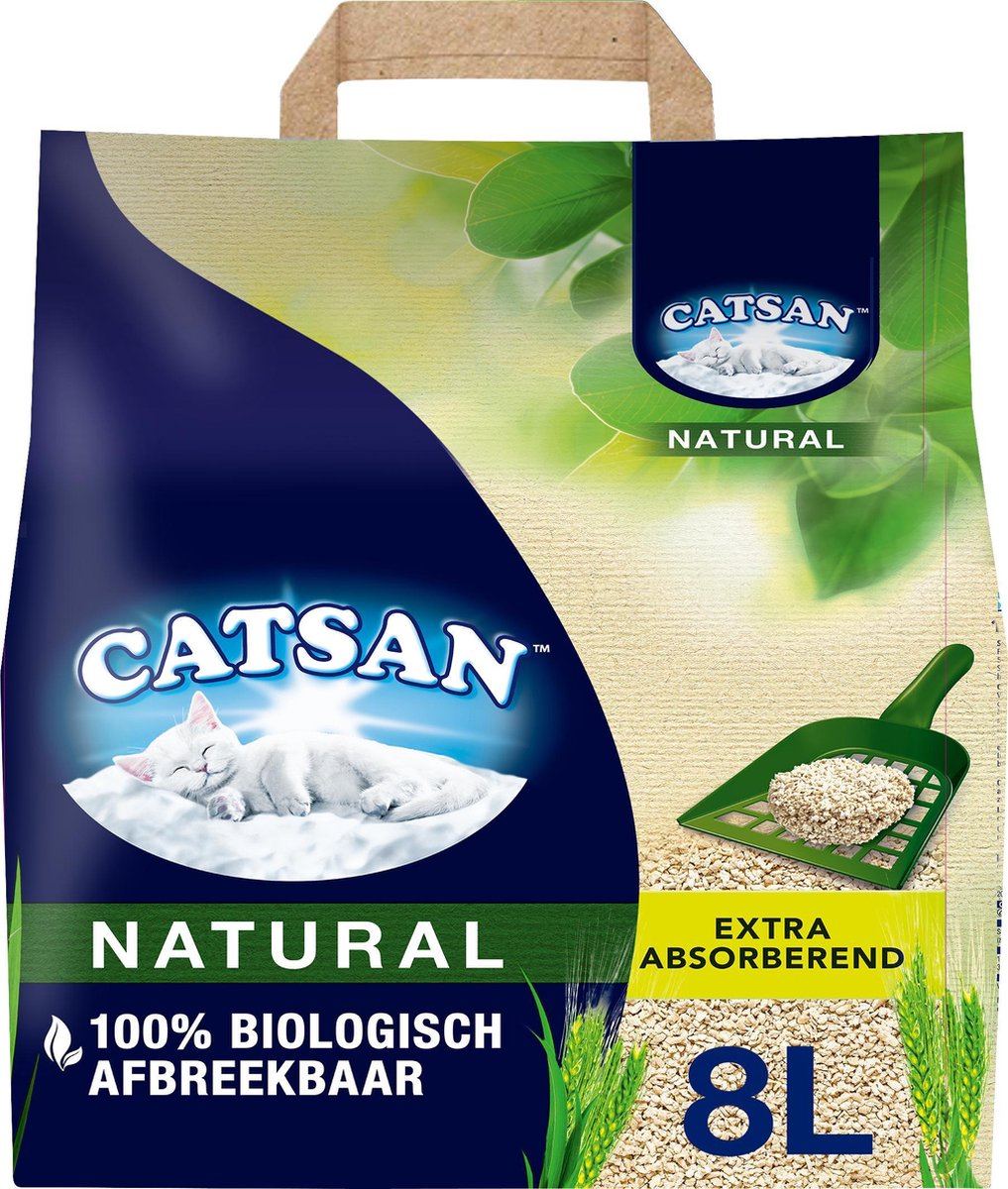  Catsan Natural Kattenbakvulling - 8 L