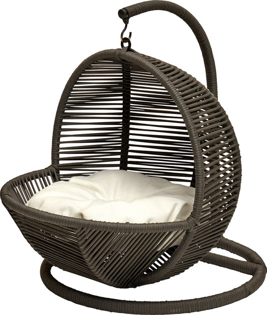  Veehaus - Odellia - Hangmat Voor Katten - Kattenmand - Kat Schommelnest - Katten Stoel - Kat Kasteel - Donker Grijs