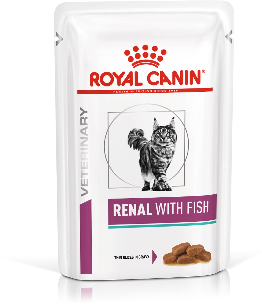  Royal Canin Renal - Tonijn - Kattenvoer - 12 X 85 G