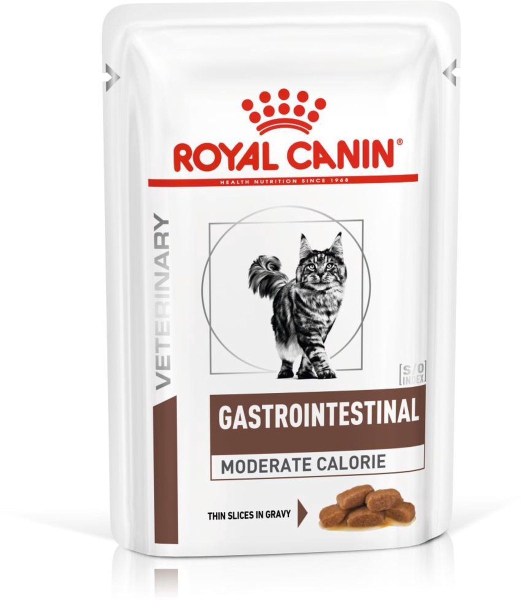  Royal Canin Gastro Intestinal Moderate Calorie Kat 12x85 Gr.