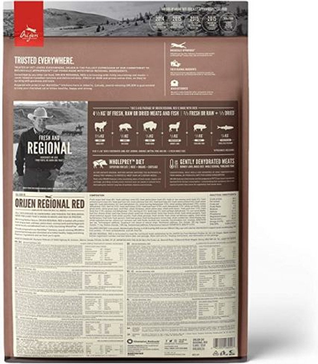  Orijen Regional Red Cat - Kattenvoer - 5.4 Kg