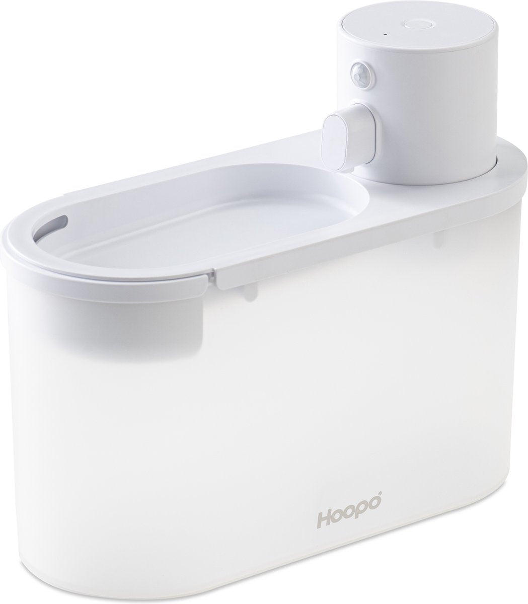  Hoopo® Agua - DRAADLOZE Waterfontein Katten - SMART Waterfontein Katten - UVC Disinfectie - 2 Liter - Automatische Katten Fontein