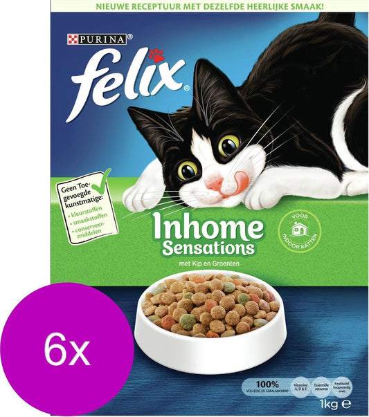  Felix Inhome Sensations - Kattenvoer - 6 X 1 Kg