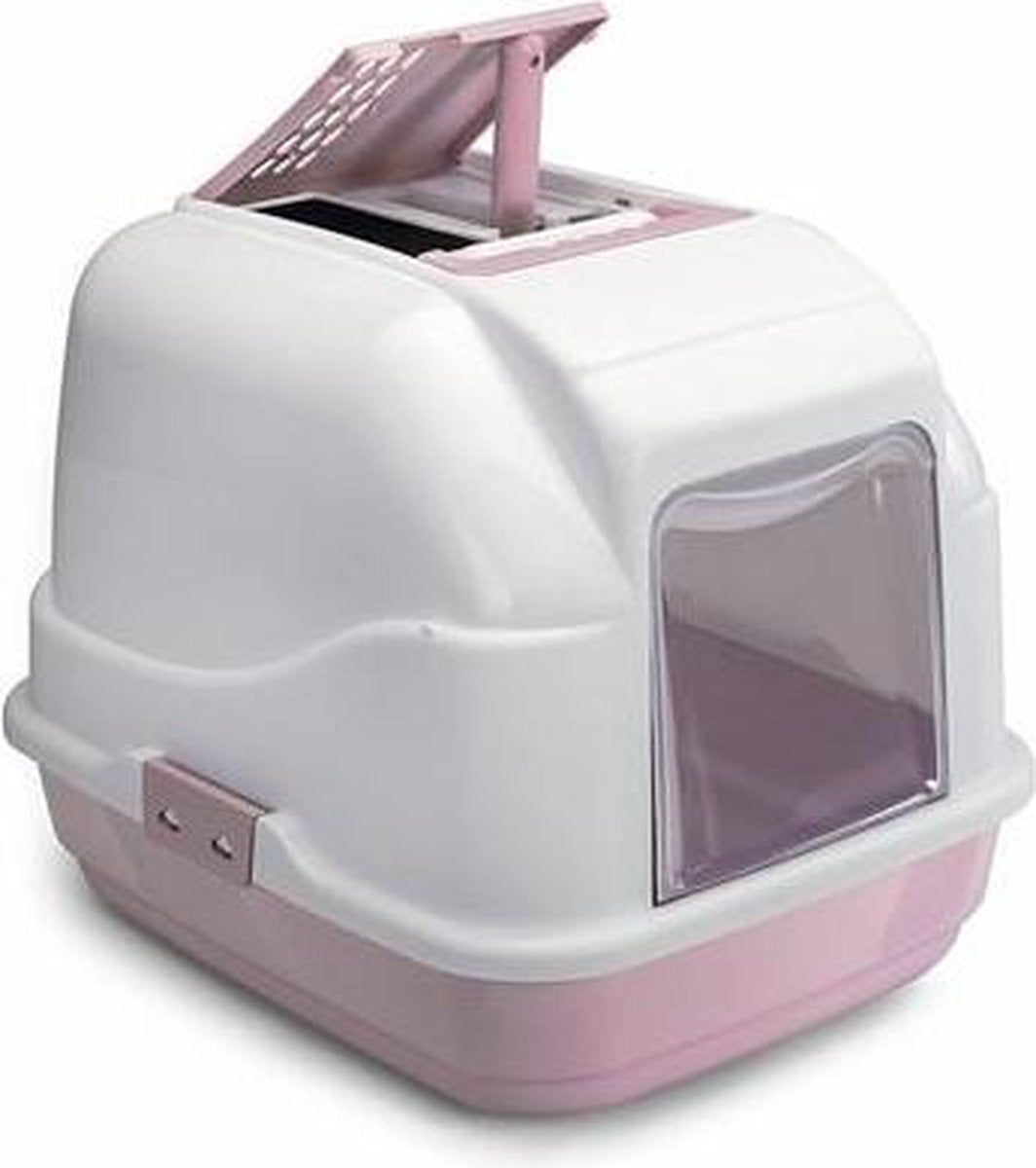 Imac Easy Cat - Roze - Kattenbak - 40,5 X 50 X 41 Cm