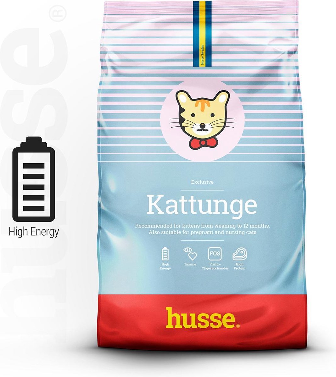  Husse Kattunge Kitten - 2 Kg - Kittenvoer - Kattenvoer - Kittenbrokjes