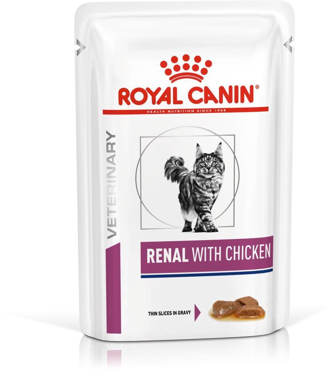  Royal Canin Renal Kip - Kattenvoer - 12 X 85 G