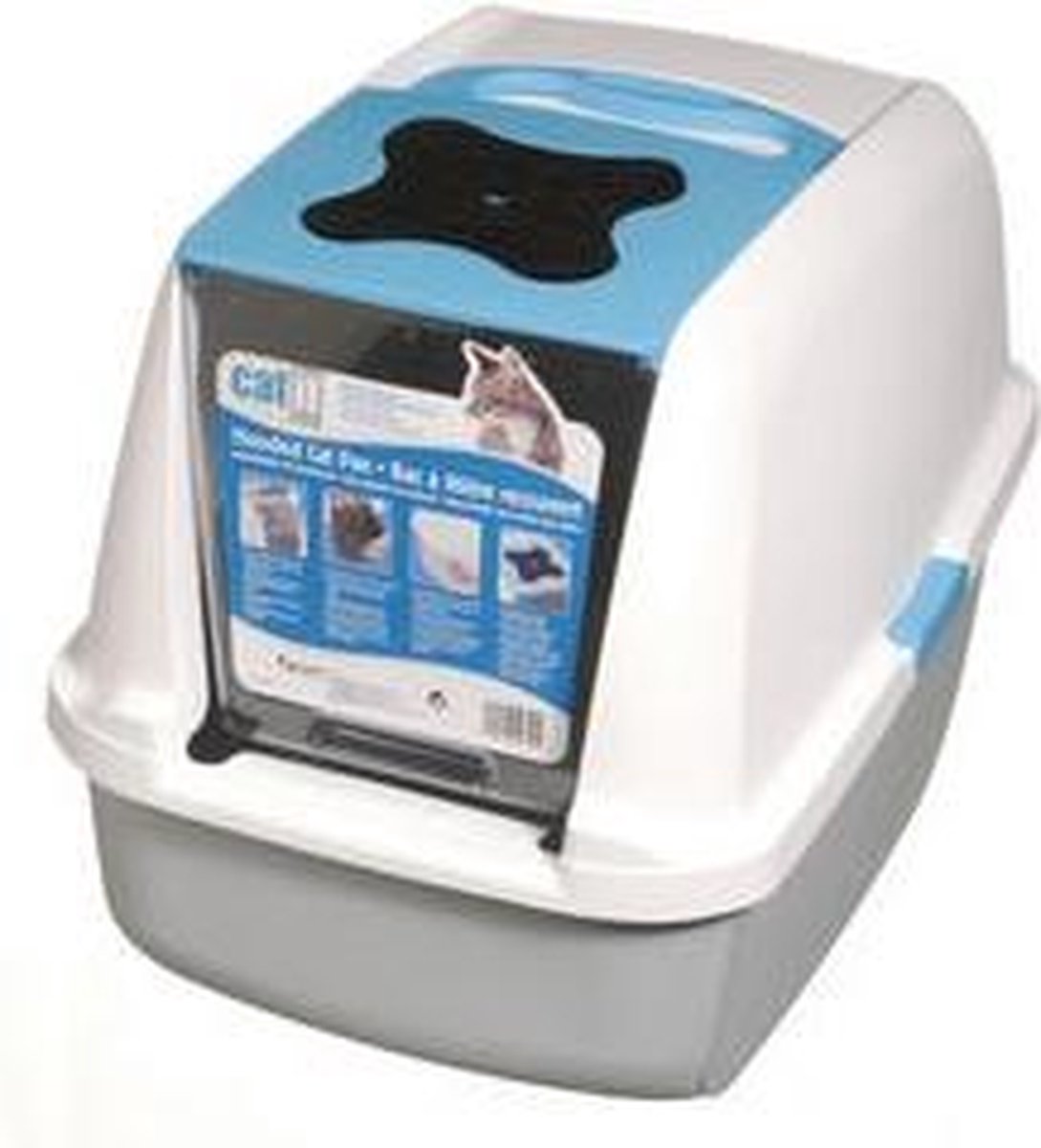  Catit Kattenbak - Grijs/Wit - 57 X 47 X 39 Cm