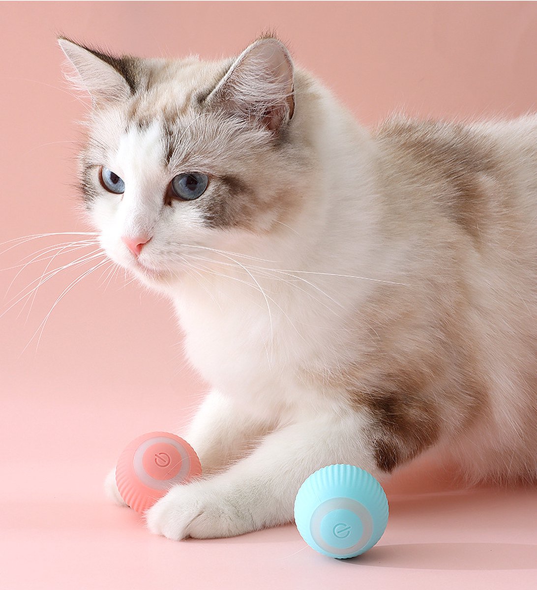 Merkloos EYSS Slimme Bal / Huisdier Speelgoedbal / Kattenspeeltje / Zelfrollende Kattenbal / Smart Rollende Bal / Oplaadbare Speeltje Voor Poesjes /Katten