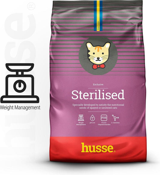 Husse Exclusive Katt Sterilised - Kattenvoer -7 Kg