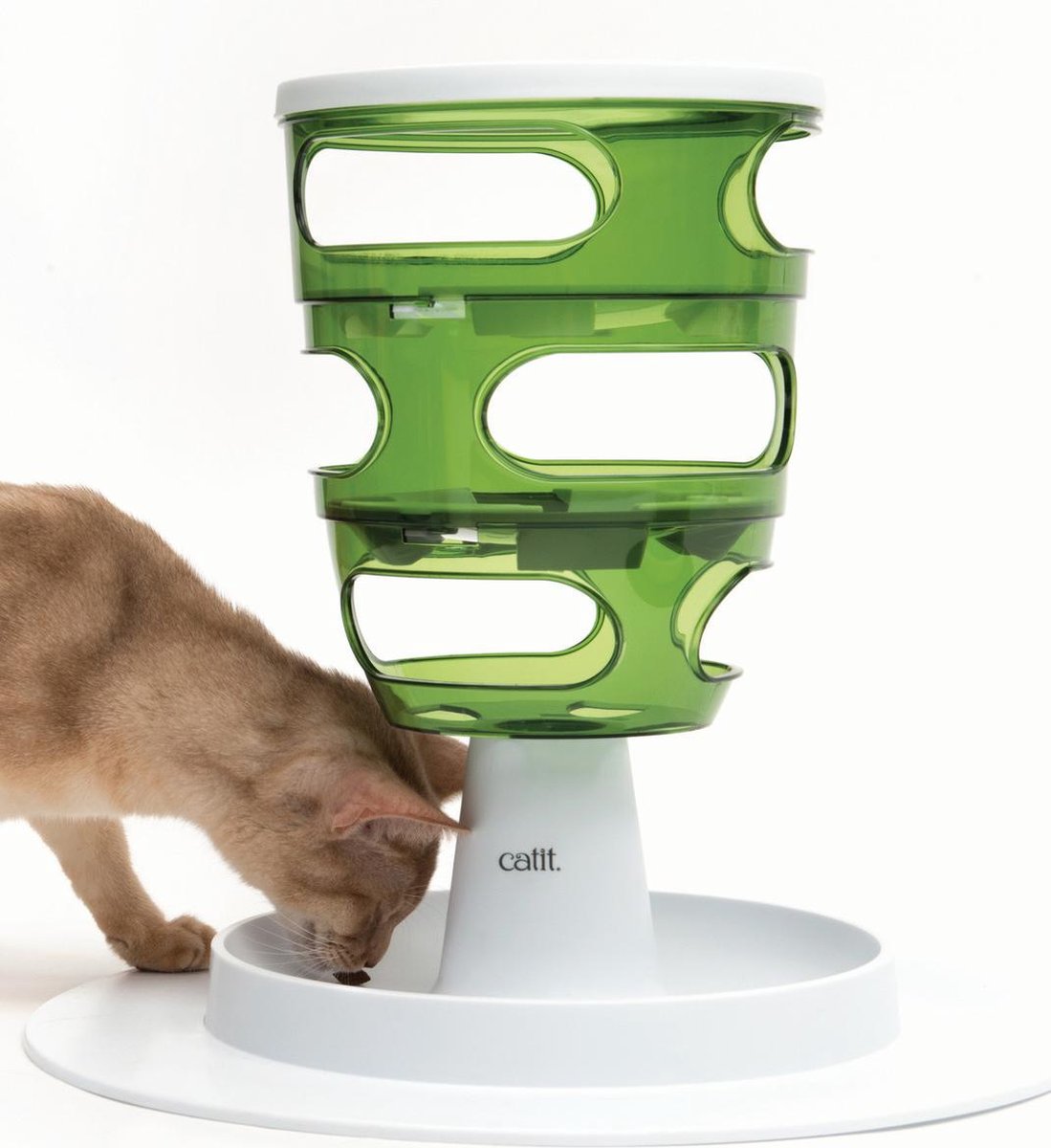  Cat-It Senses 2.0 Food Tree - Wit/Groen - Voerbak - Ø 35 Cm