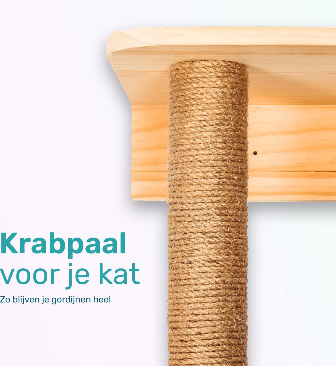  LBB - Katten Klimmuur - Ladder En Krabpaal - Katten Klim Wand - Krabpaal Muur - Klimmuur Kat - Krabpaal Voor Grote Katten