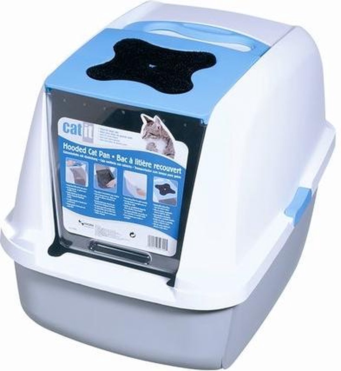  Catit Kattenbak - Grijs/Wit - 57 X 47 X 39 Cm