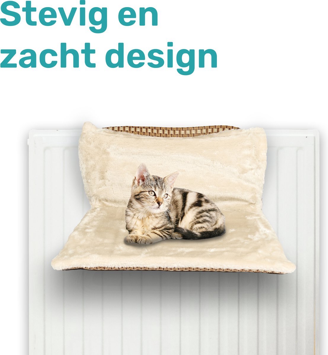  Kattenhangmat - Voor Aan Het Raam - Kattenmand - Raam - Hangmat Kat - Dieren - Kattenbed - Kattenmand - Slaapplek - Ligplaats