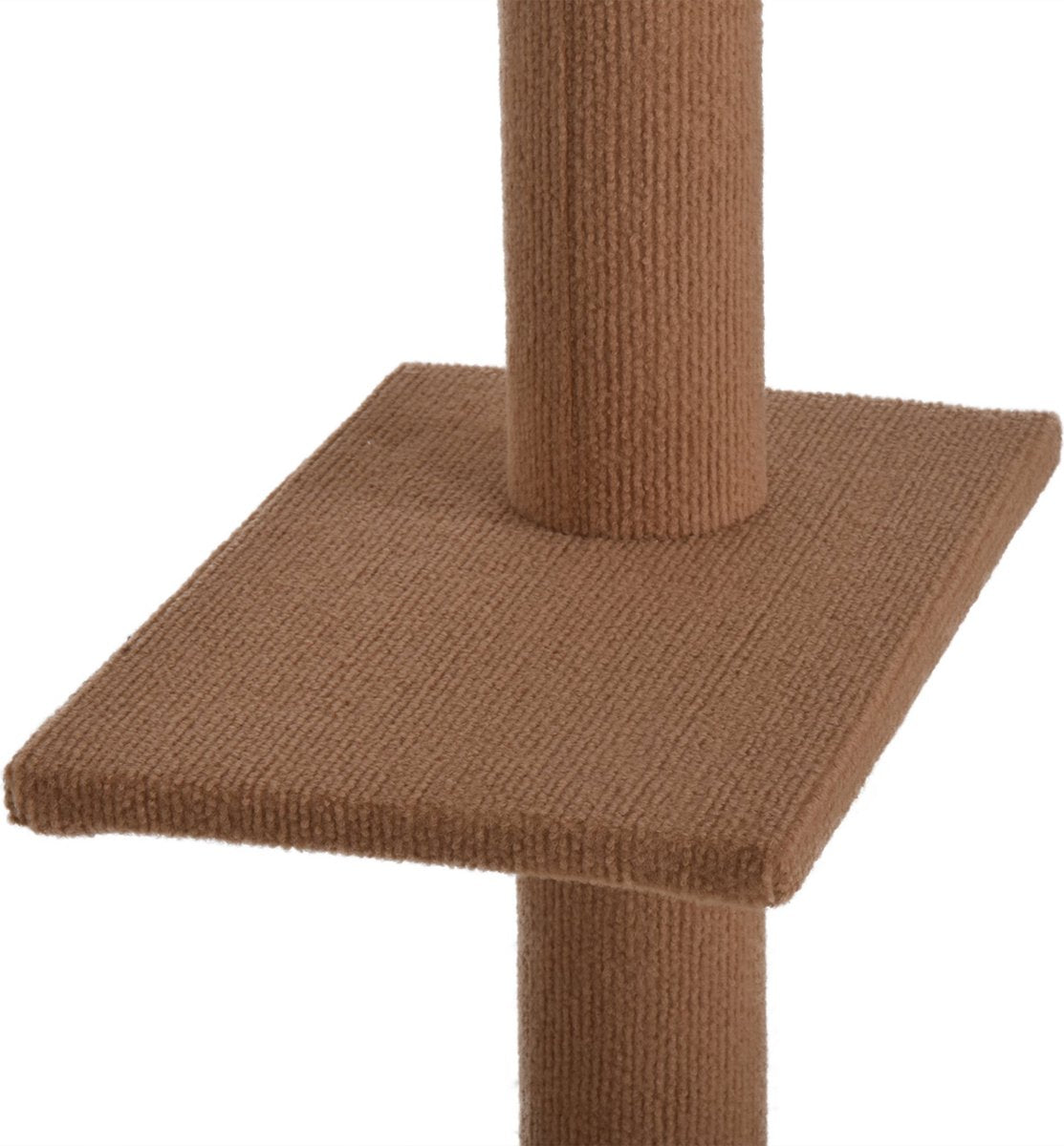 Merkloos Krabpaal In Hoogte Verstelbaar - Kattenkrabpaal - Krabpaal Voor Katten - Kattenspeeltjes - Katten - Bruin - 43L X 27B X 228-260H Cm