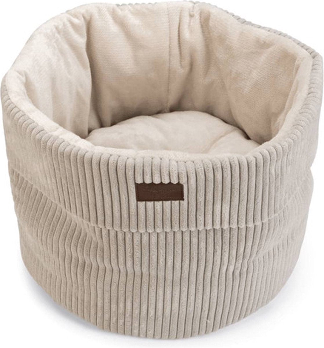  Designed By Lotte Kattenmand Ribbed Lichtgrijs 50 X 50 X 35 Cm