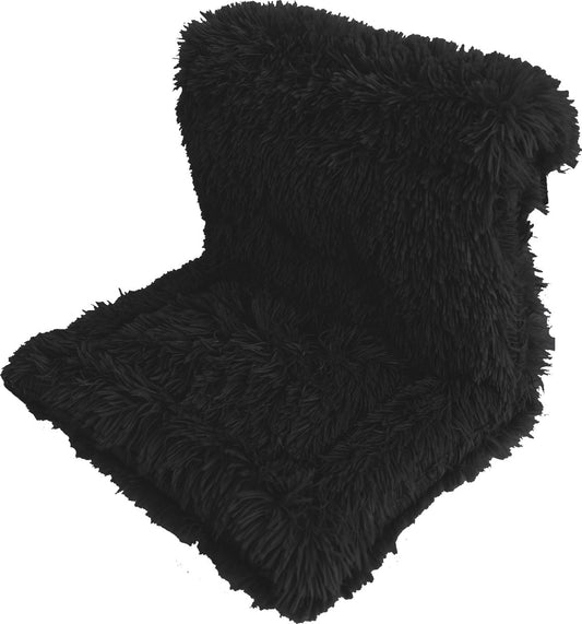  Boon Radiator Hangmat Supersoft Fluffy Zwart 35,0 X 49,0 X 44,0 Cm