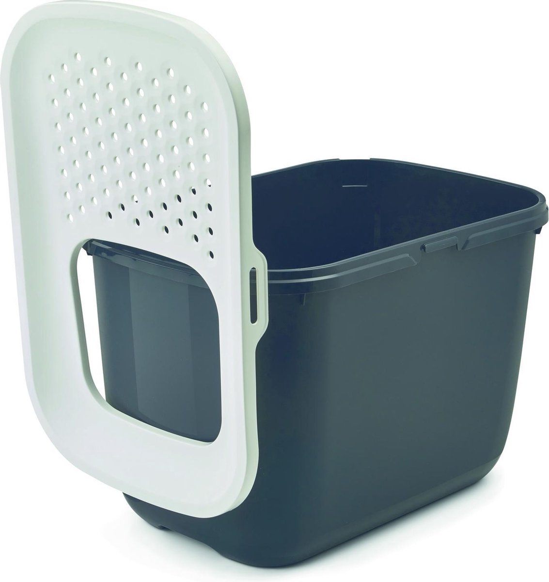  Savic Hop In - Kattenbak - Grijs - 58,5 X 39 X 39,5 Cm