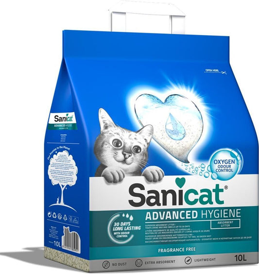  Sanicat Kattenbakvulling Advanced Hygiene 10 Liter
