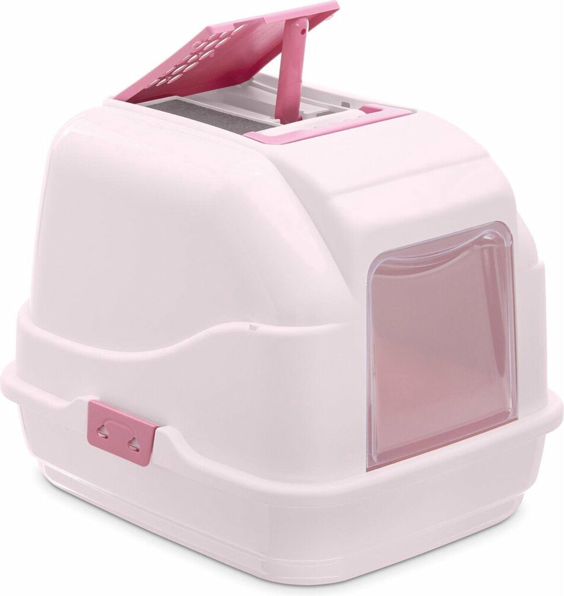  Imac Easy Cat - Roze - Kattenbak - 40,5 X 50 X 41 Cm
