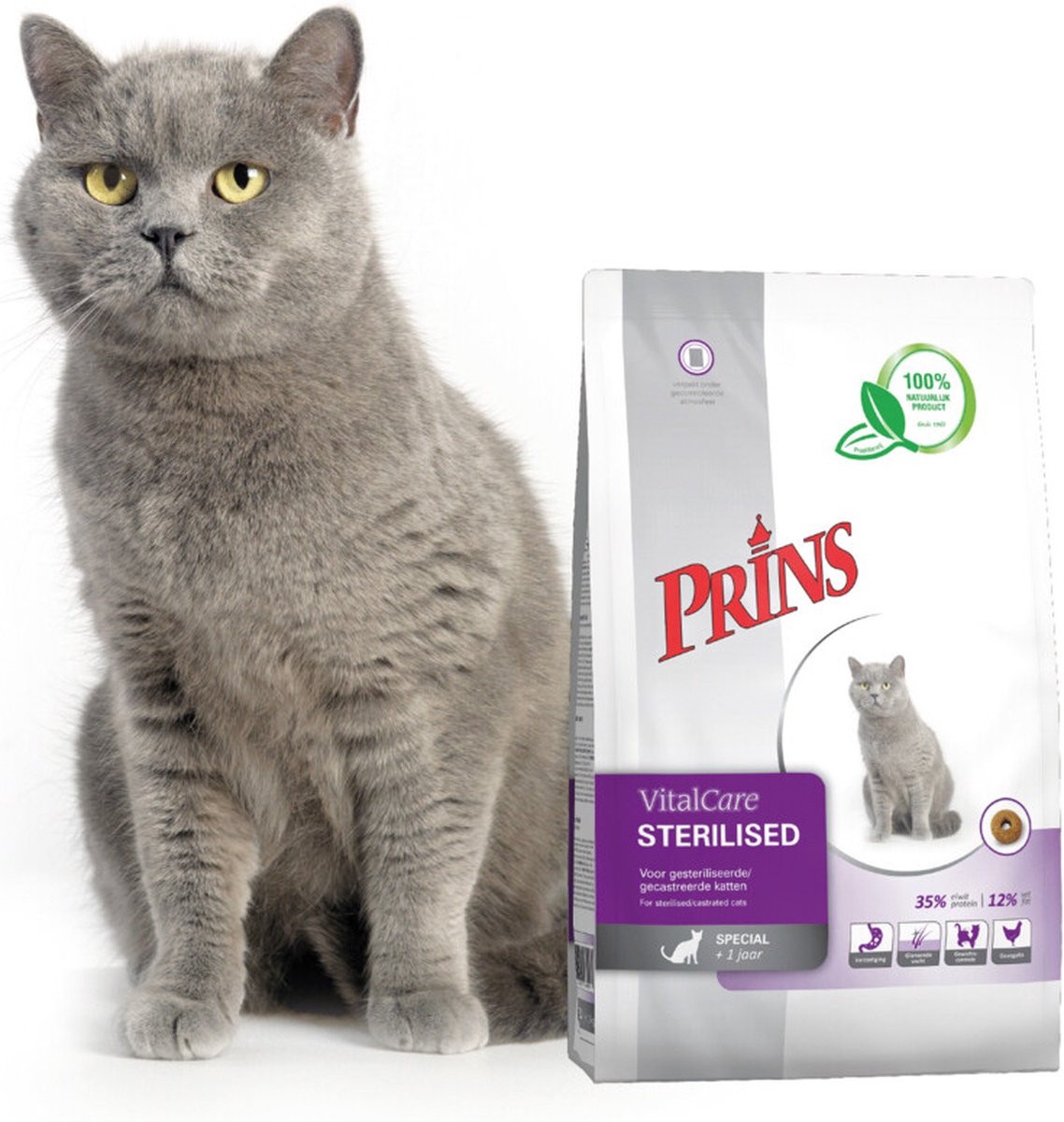  Prins VitalCare Sterilised 4 Kg - Kat