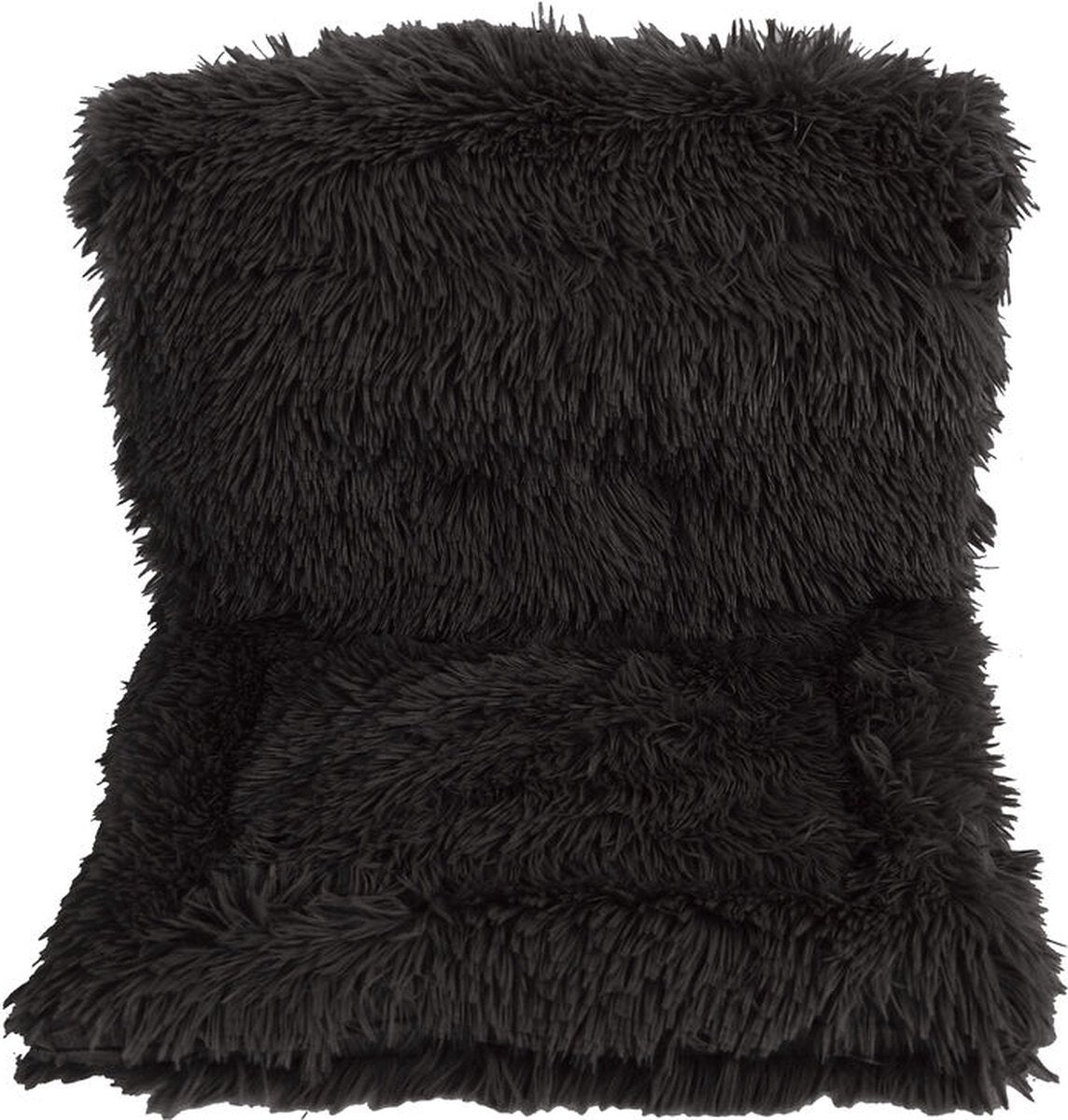  Boon Radiator Hangmat Supersoft Fluffy Zwart 35,0 X 49,0 X 44,0 Cm