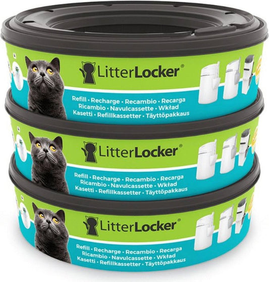  LitterLocker Kattenbakfilter Navulling - 3 St.